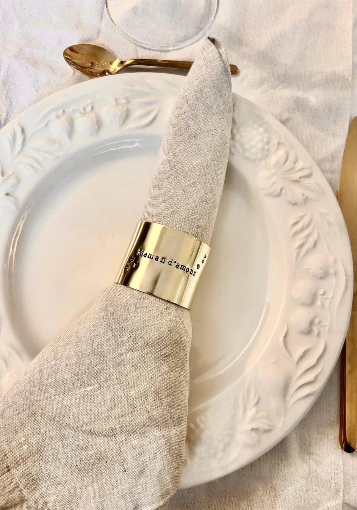 Le rond de serviette Maman D'amour de chez Un chat dans ma botte