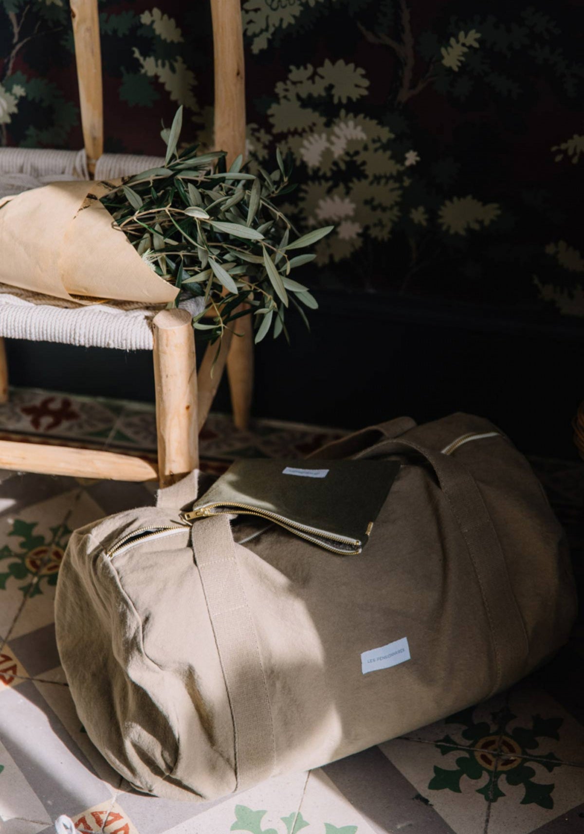 Le sac bowling vert tilleul de chez Les Pensionnaires