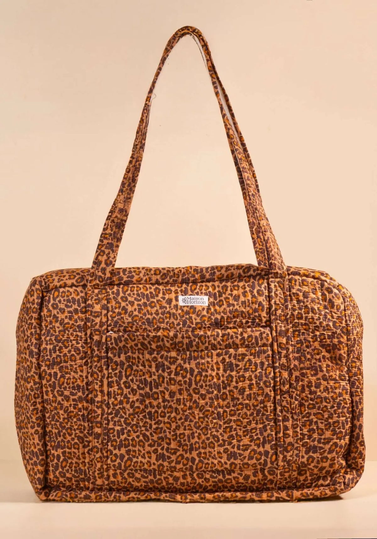 Le sac week-end ou à langer new léopard de chez Maison Horizon 