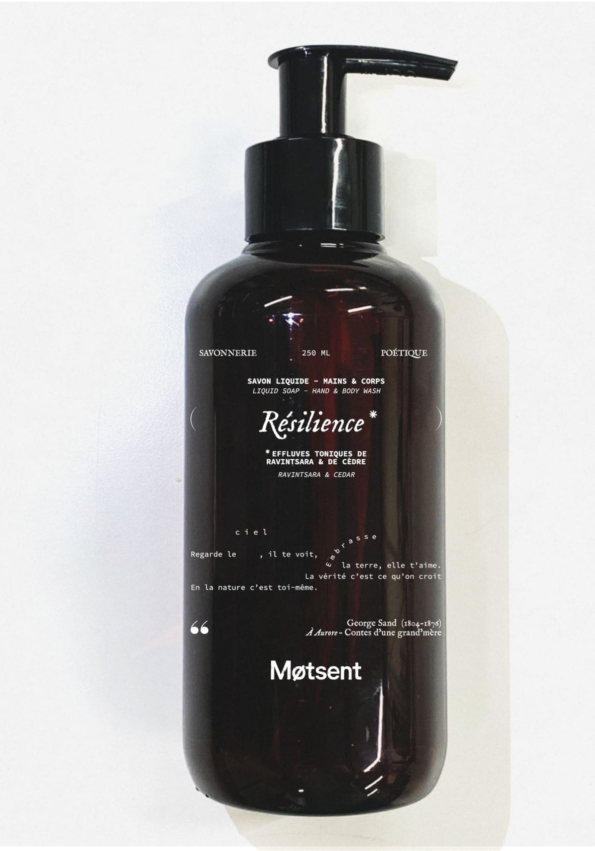Bouteille de savon liquide Résilience Motsent