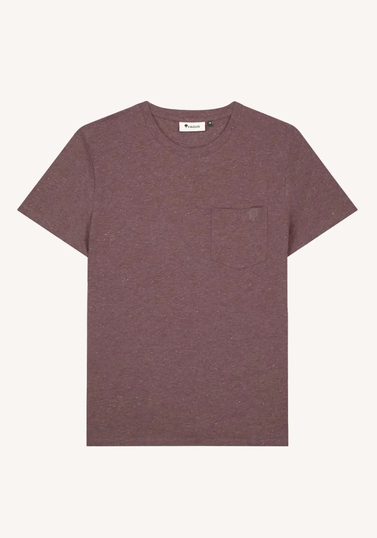 Le t-shirt Olonne violet de chez Faguo