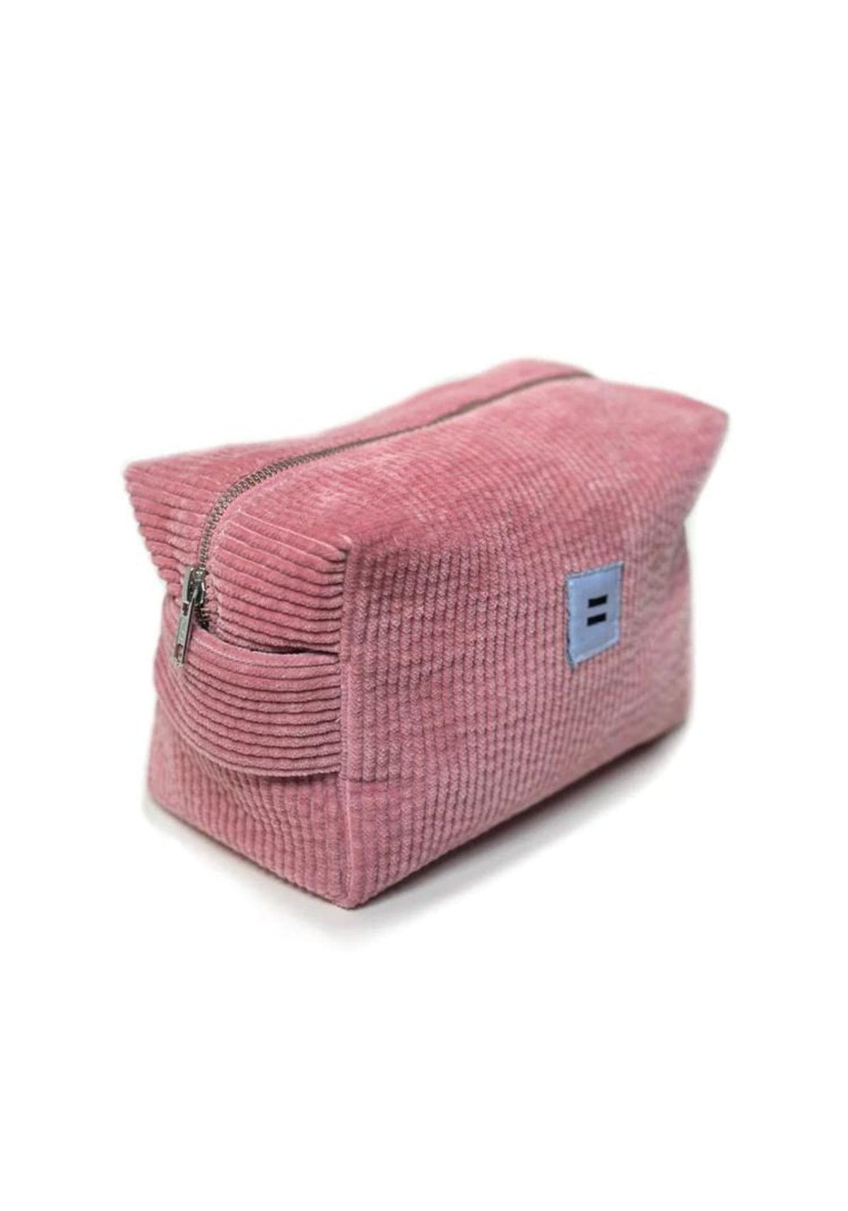 Trousse de toilette en velours rose de chez Côtelé Paris