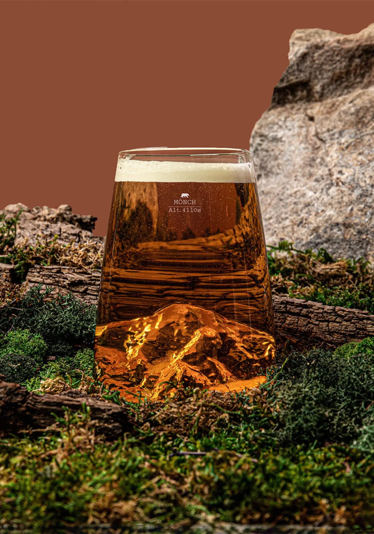 Le verre design topographic monch de chez Alaskan Maker
