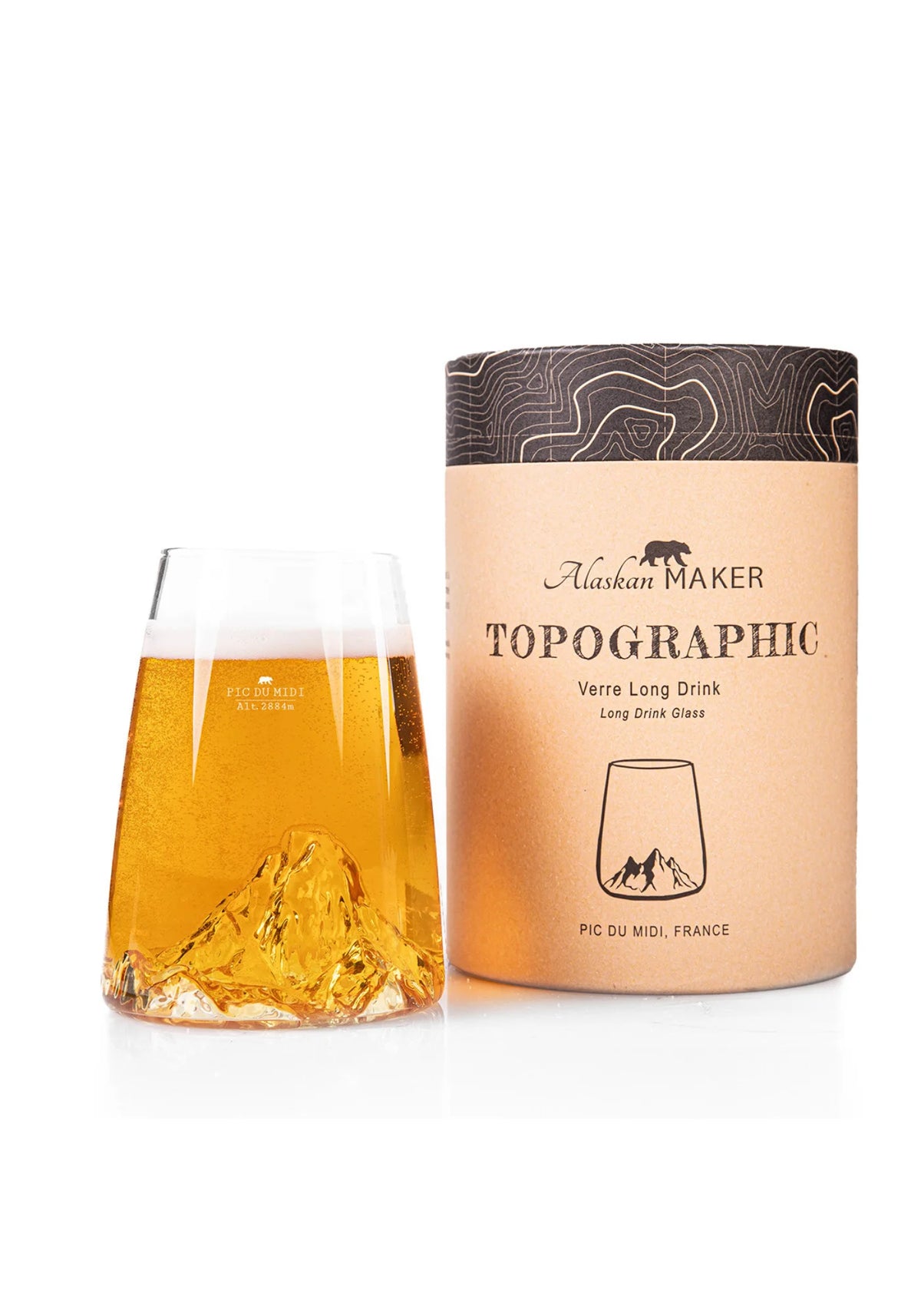 Verre design Topographic
