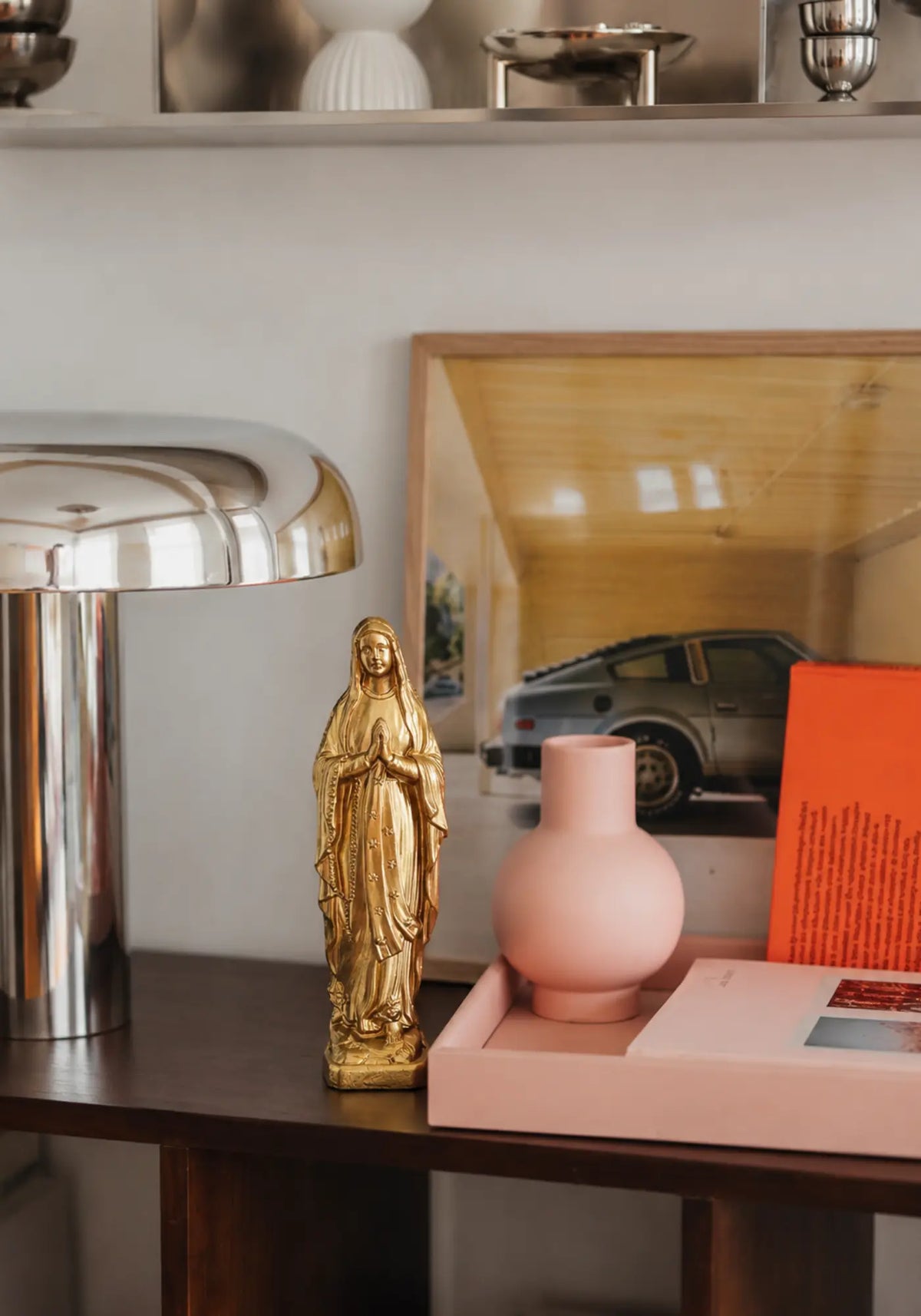 La vierge de 17 cm doré de chez Sapristi Store 