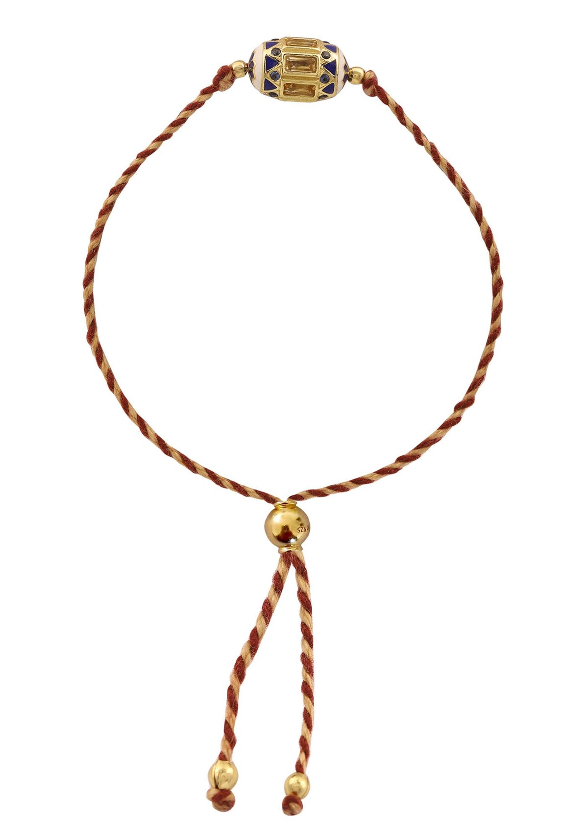 Bracelet fil bicolore